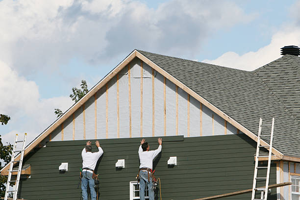 Professional Siding Contractor technician working in Providence Forge, VA